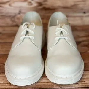 Doc Martens 1461 Pride Leather Oxford White Womens Size 10 Mens Size 9 New Dr. Martens 1461 For Pride White Mono – Shoeaholic Eugene main image 2
